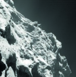 Image de la comète 67P/Churyumov-Gerasimenko (Tchouri) prise par la caméra OSIRIS-NAC en septembre 2014.